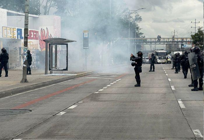 Min Defensa confirma indicios de grupos criminales al frente de las recientes protestas en Bogotá