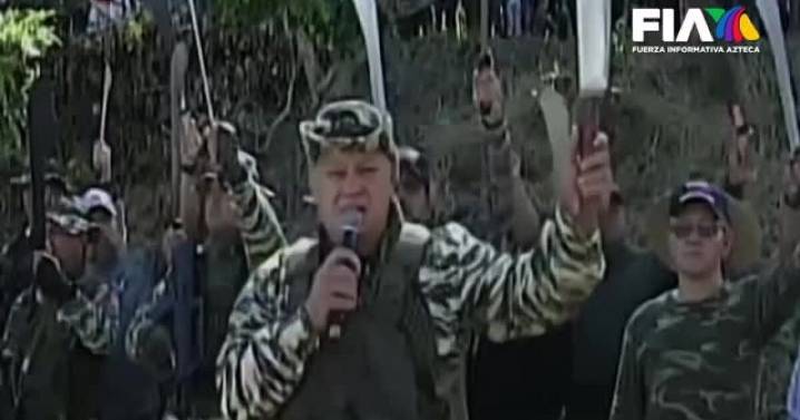 Diosdado Cabello desata polémica con milicias armadas con machetes en Venezuela