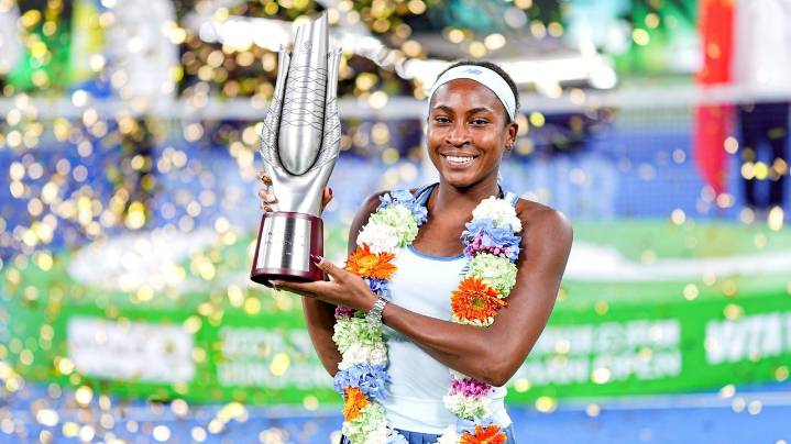 Coco Gauff beats Jessica Pegula to win the Wuhan Open in an all