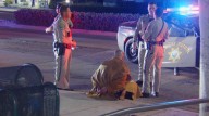Suspect in custody after driving through freeway closure, leading police on pursuit 