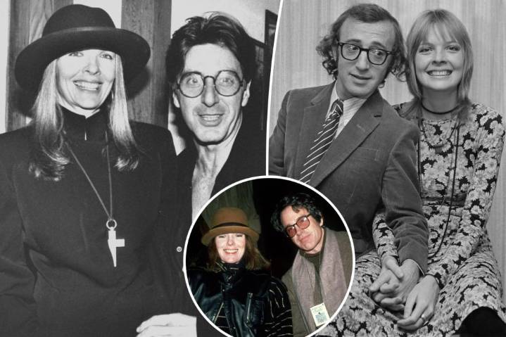 Diane Keaton's Hollywood dating history: From Woody Allen to Al Pacino