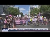 "No Kings" rallies erupt nationwide in protest of Trump administration