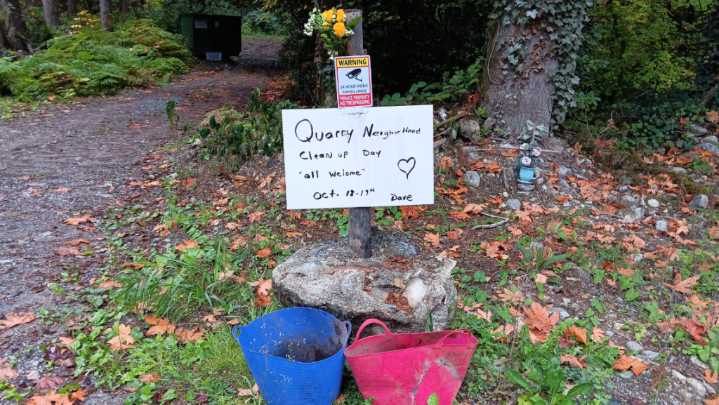 One year later, Coquitlam neighbours clean debris from fatal mudslide