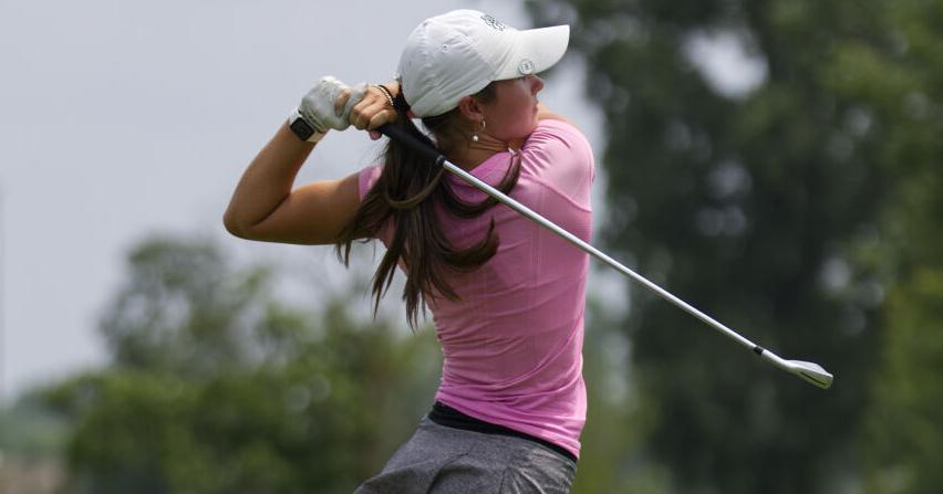 Carroll's Larkins fires low round of Day 2 at girls golf state, takes fifth