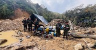 Operativo en Antioquia: destruyen maquinaria y capturan a 10 por extracción ilícita de minerales
