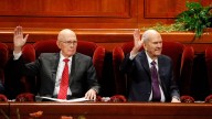 How often has general conference happened without the First Presidency in place?