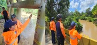 Alcaldía mantiene monitoreo de la cota hídrica del río Amana y Guarapiche