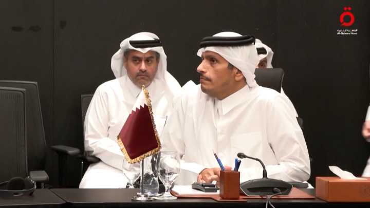 Video shows negotiators ahead of Gaza ceasefire deal