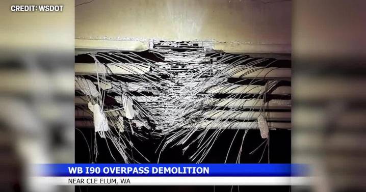 Overpass strike near Cle Elum leads to demolition; King County official seeks tougher penalties