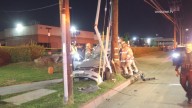 1 dead, 1 injured when car crashes in Anaheim into power pole