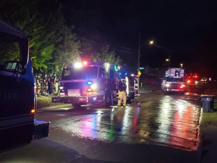 West side house damaged in Sunday evening fire