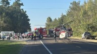 Four-vehicle crash shuts down Highway 62 near Buna