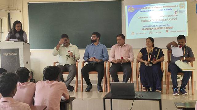 MPM Govt First Grade College, Karkala hosts session on 'AI & Entrepreneurship'