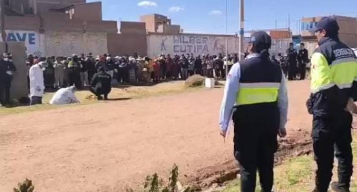 Hallan dos cuerpos carbonizados en Juliaca: Policía investiga posible doble homicidio