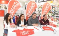 Merino acompañó la presentación de la tercera edición de “Quonam Corre”