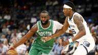 Jaylen Brown shoves Vince Williams Jr. in heated moment vs. Grizzlies