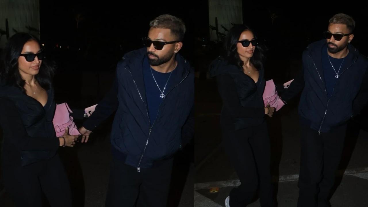 Hardik Pandya spotted at airport holding hands with Mystery girl, fans say 'He deserve ...
