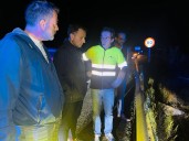 Cortado el acceso a Albacete por la carretera de Valencia; el alcalde se desplaza a la zona
