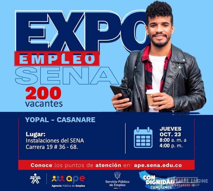 Este jueves SENA Casanare realizará jornada ExpoEmpleo