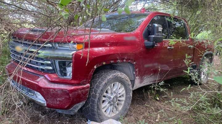 Elementos del Ejército Mexicano aseguran vehículo blindado en Tamaulipas