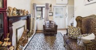 House covered floor to ceiling in leopard print goes on sale for £250,000