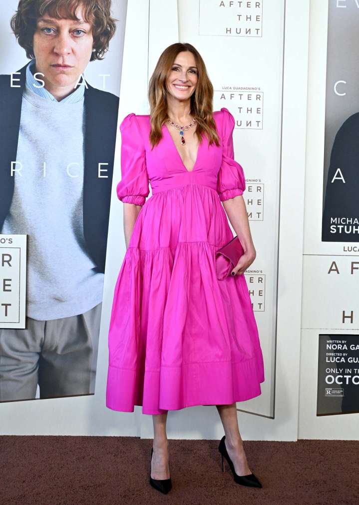 Julia Roberts Thought Pink This Weekend