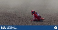 MotoGP: el campeón Marc Márquez sufrió una aparatosa caída en el GP de Indonesia