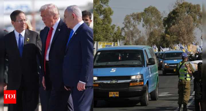 Gaza ceasefire: Donald Trump reaches Israel; all surviving hostages released