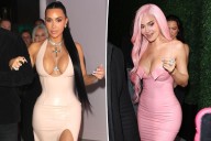 Kylie Jenner, Kim Kardashian rock latex dresses at LA event