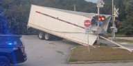 Semitrailer collides with train in Conyers, police say