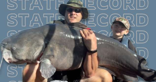 Big Fish! Iowa angler sets new state record for largest catfish