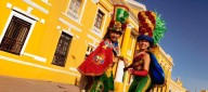 Reyes infantiles del Carnaval de la 44 llegan a Nueva York para el Desfile de la Hispanidad