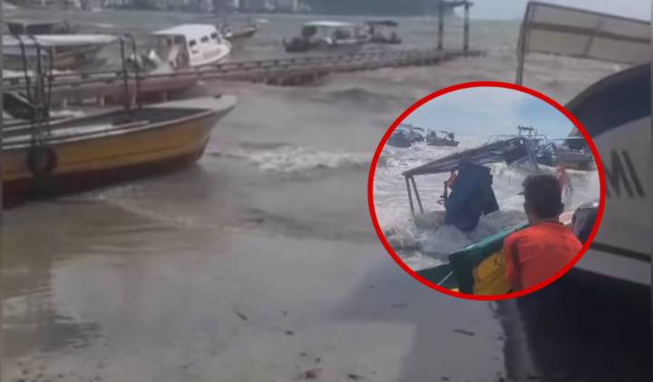 Tormenta Tropical Melissa genera fuerte oleaje en playas y pone en alerta a Santa Marta