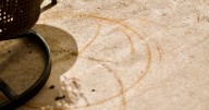 Common kitchen item will lift rusty orange patio stains easily and safely