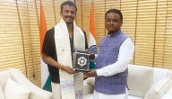 Odisha Ranji Captain Shubhranshu Senapati Pays Courtesy Visit To CM Mohan Majhi