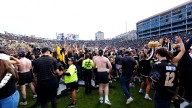 Colorado fan crushed by goalpost in wild field storming celebration