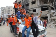 Palestinians in Gaza express relief and caution as ceasefire deal raises hopes of ending the war
