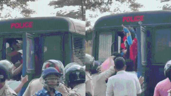Political row erupts in Bengal after Goddess Kali idol taken away in police van