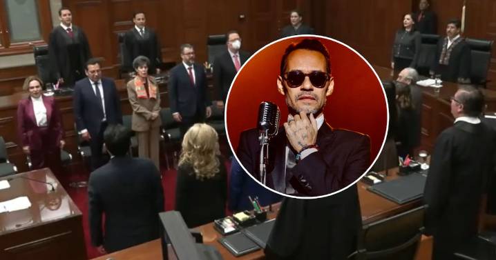 ¡Marc Anthony se cuela en la Suprema Corte! Iban a cantar el Himno para cerrar la sesión y ocurre gran ‘oso’