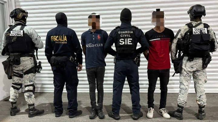 Capturan a dos hombres por portación de armas en Buenavista