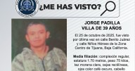 Se busca a Jorge Padilla Villa de 39 años