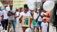 Habitantes de El Charco marcharon para exigir la búsqueda de cinco personas desaparecidas tras naufragio en el Naya