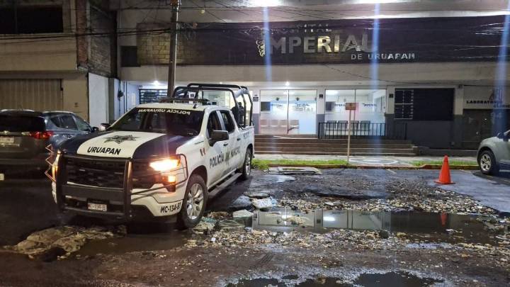 Hieren a dos policías tras la ejecución de “El Gárgola” en Uruapan