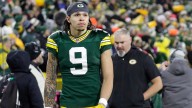 Christian Watson’s instant reaction to returning to Packers’ practice for 1st time in 2025