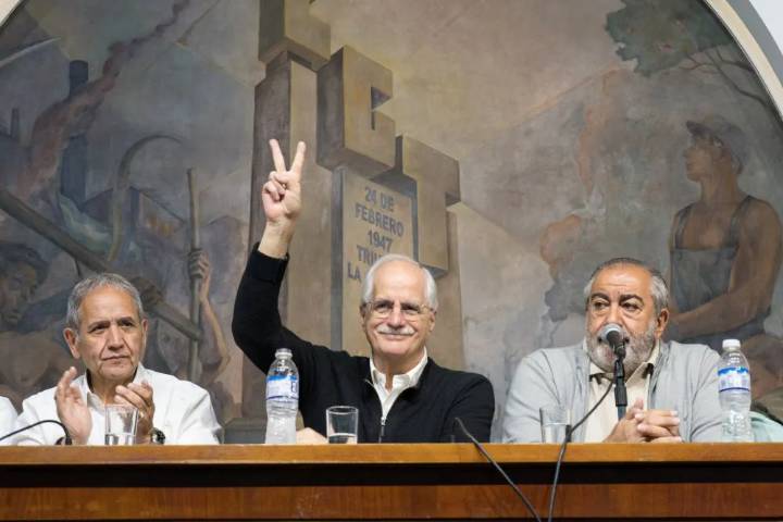 La CGT realizó un acto de respaldo a la lista de Fuerza Patria para los comicios del 26 de octubre