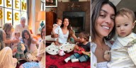 Globos, peluches y una torta con flores: el festejo de cumpleaños de Bee, la hija de Calu Rivero