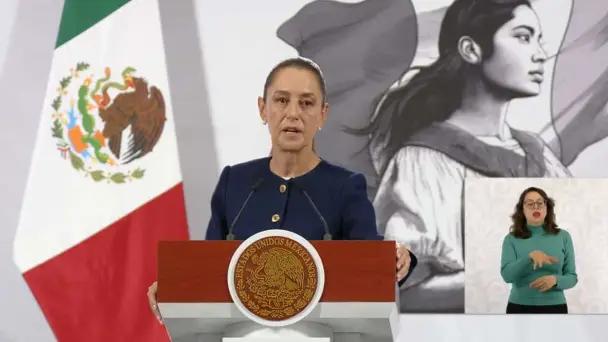 Sheinbaum: “falta de sensibilidad” del PAN