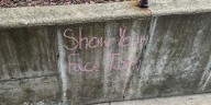Rep. Barrett calls out ‘vandalism’ after protestors chalked outside Lansing office