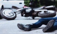 Patinó en la misma curva de Chilo motorizado de la PNB