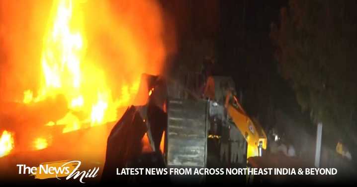 Massive fire breaks out at scrap warehouse in Gwalior, no casualties reported